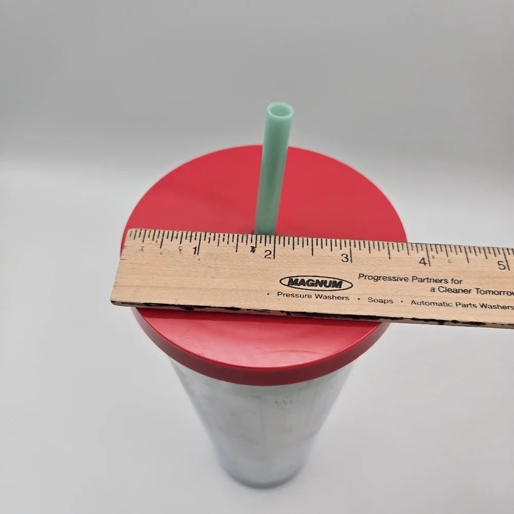 Starbucks 2018 Glitter Christmas Tree Gnome Acrylic Venti Tumbler Cold Cup 24oz
